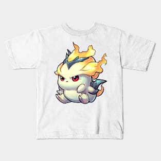 Fire Pet Angry - Made by AI Kids T-Shirt